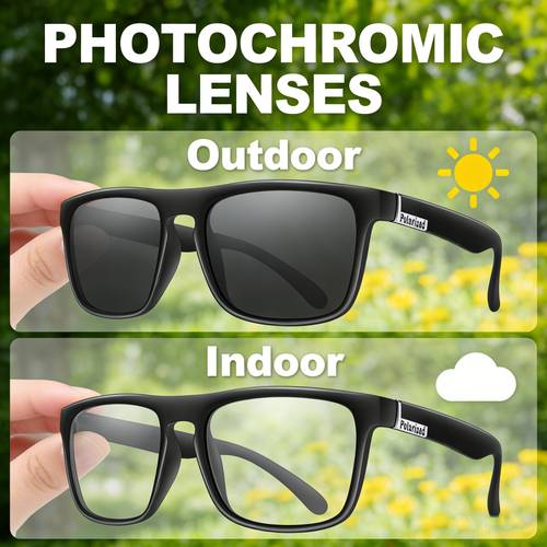 gafas de sol clásicas para hombre para exteriores, gafas fotocromáticas de . larga de moda para , adecuadas para escalada, conducción, pesca, protección, de , viajes, , , correr en , , .