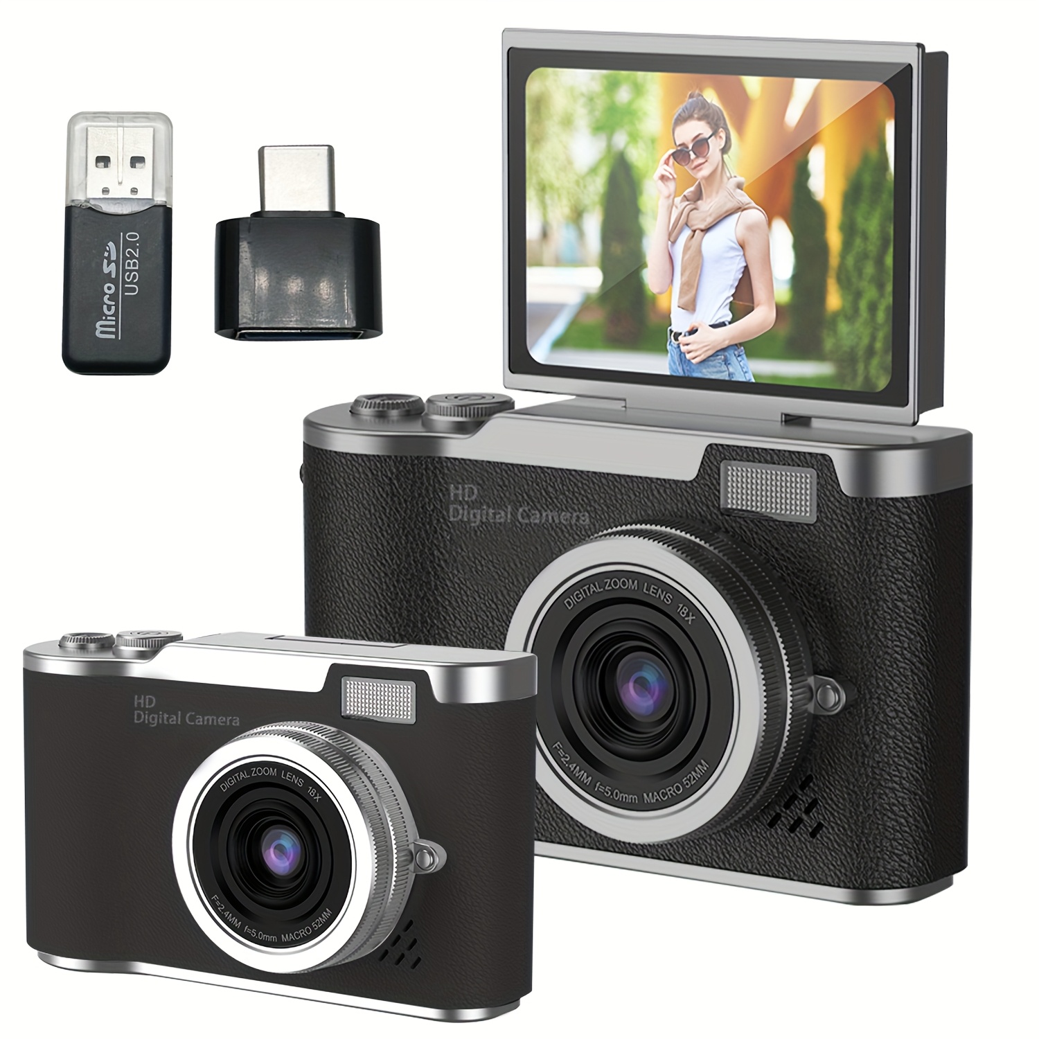 hd digital camera video blogging 1080p hd digital camera 8x Temu