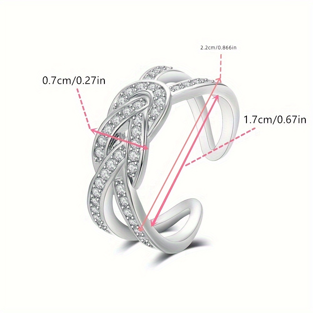 Adjustable Open Ring with Cubic Zirconia Copper Nautical Theme August Birthstone