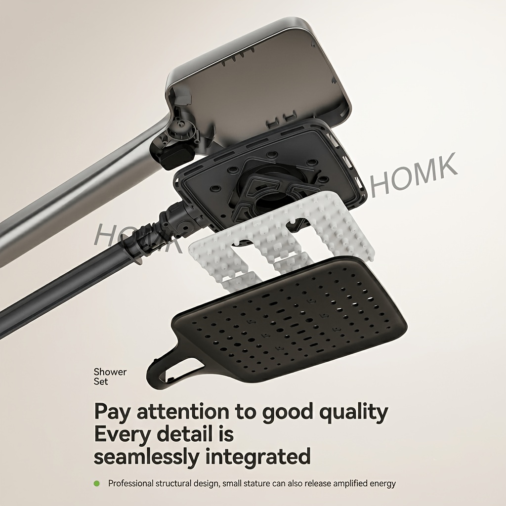HOMK 4-In-1 Shower Panel System with Rainfall and Waterfall Outlets