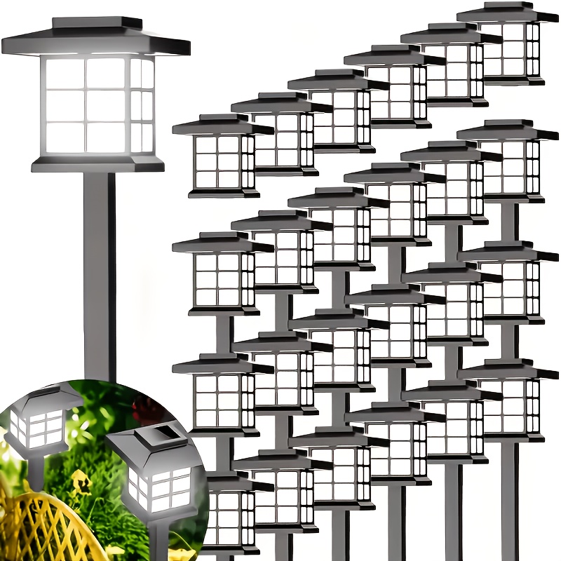 25 13 7 pack outdoor solar lights ip44   random colors only led landscape and garden lights ideal for   driveways patios and lawns     in 13 pack and 7 pack options   for outdoor decor