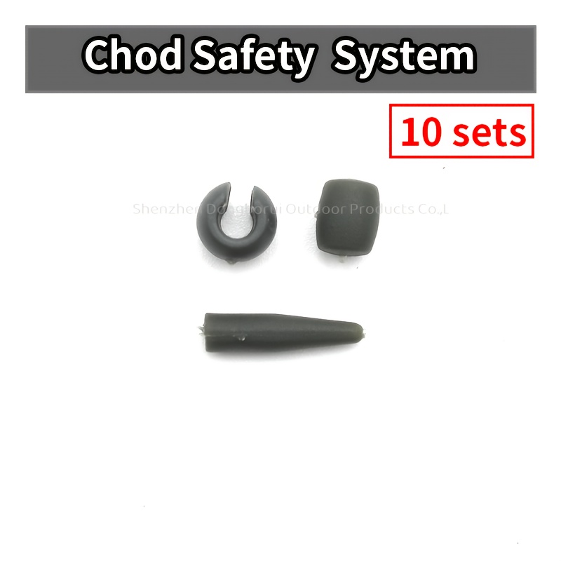 TEMU Kit da 10 set di accessori per la pesca alla carpa, di Chod, perlina senza , perlina a botte, manicotto Chod per la pesca alla carpa, per