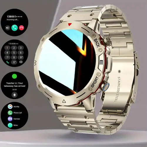 Smartwatch Donna, 1.8 Orologio Smartwatch Chiamate e Risposta