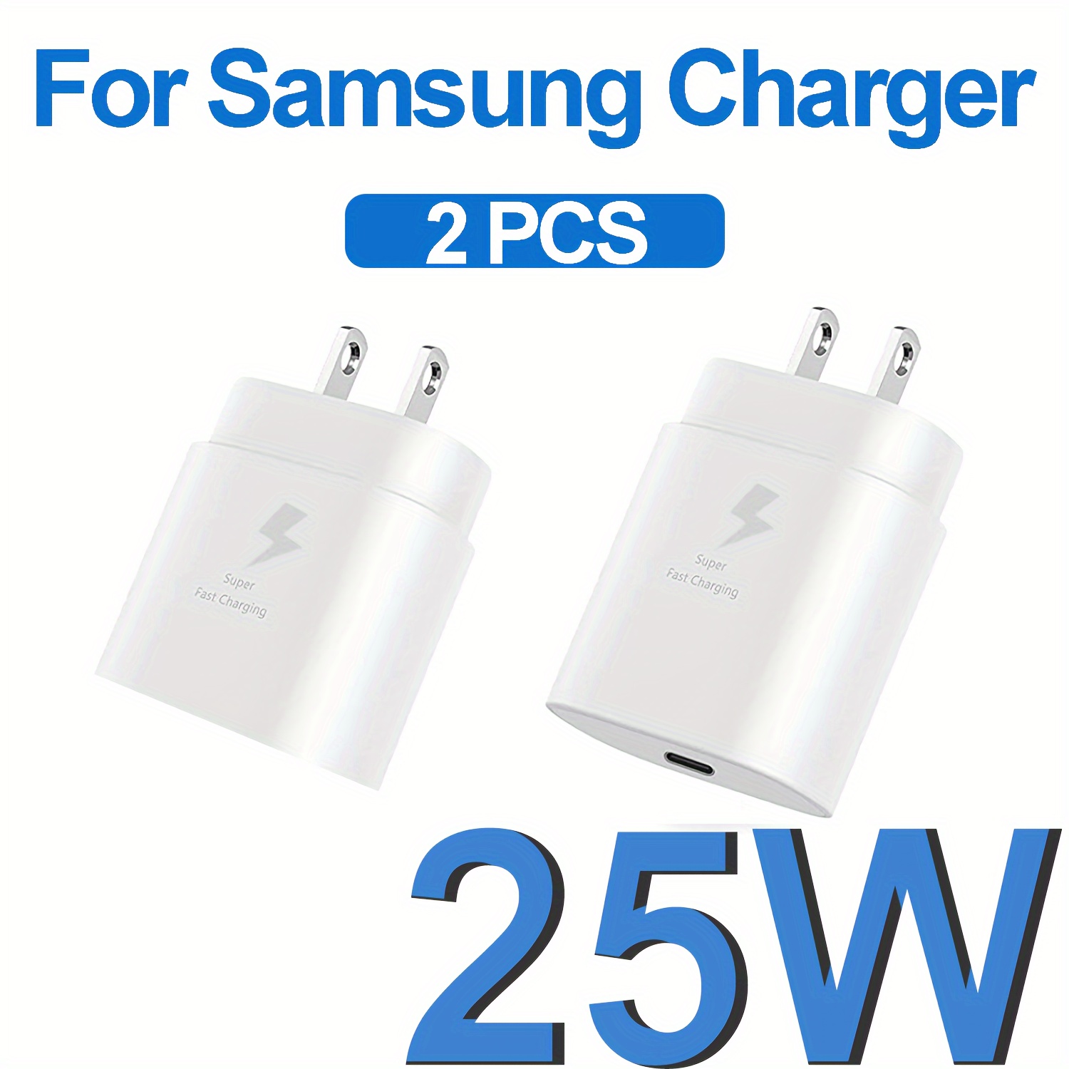Original Samsung 25W USB-C Super Fast Charger & USB-C Cable Galaxy Z Fold4