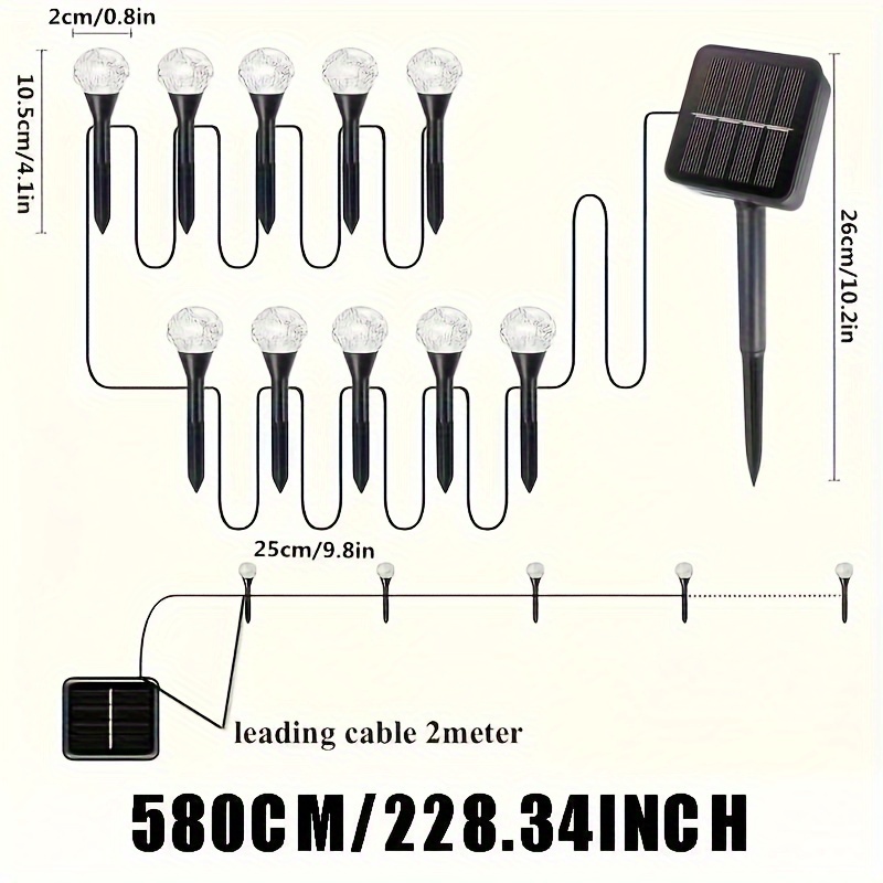 Guirlande Lumineuse Sphérique 120 LED - 15m - 8 Modes + Télécommande - IP65 Étanche - Pour Intérieur/Extérieur