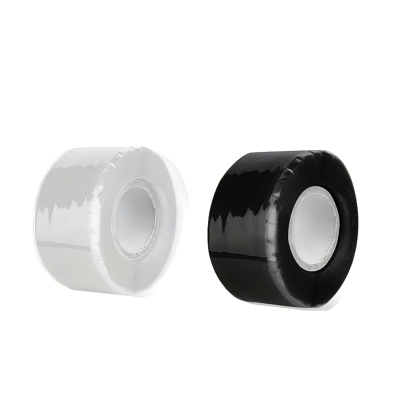 TEMU 1pc Heavy Duty Pvc Self-fusing Waterproof Repair Tape, Heat And Weather Resistant Insulating Patch, Strong Bonding Emergency Plumbing Tape For