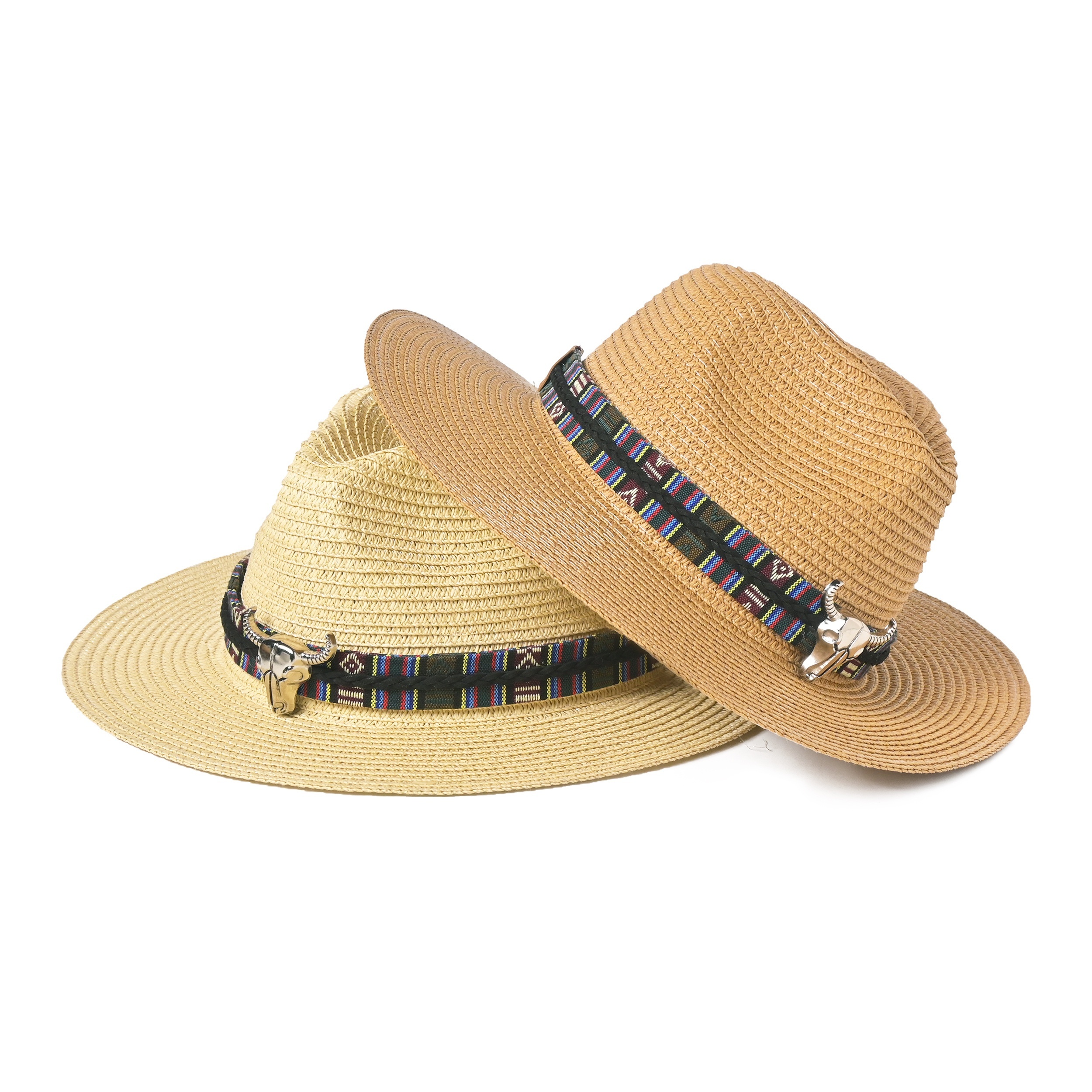 Straw Western Cowboy Hat for Women Men Classic Vintage Hollow Out