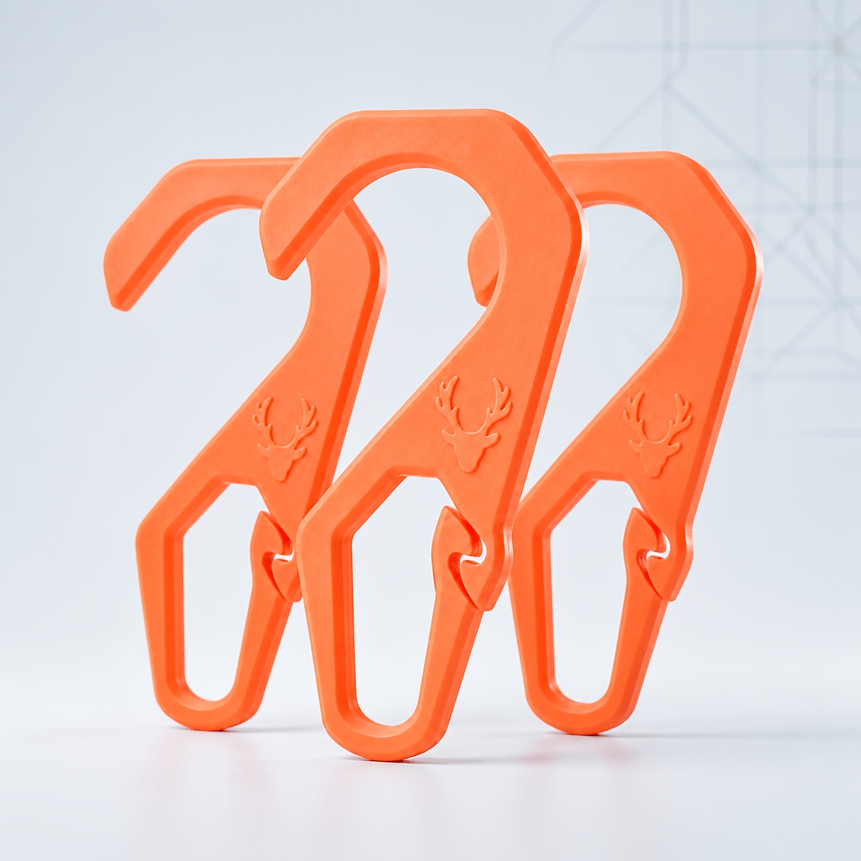 TEMU 3pcs Crochets Mousquetons Robustes d'Extérieur, Clips de Matériel de Camping Polyvalents de Qualité Supérieure pour Sac à Dos, Lanterne,