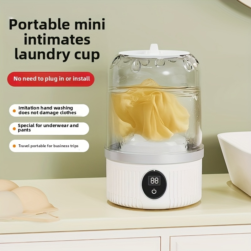 Lazy Artifact Mini Portable Washing Machine Small Underwear and Underwear  Washing Machine Fully Automatic Small Style Portable Washing Cup Lazy 