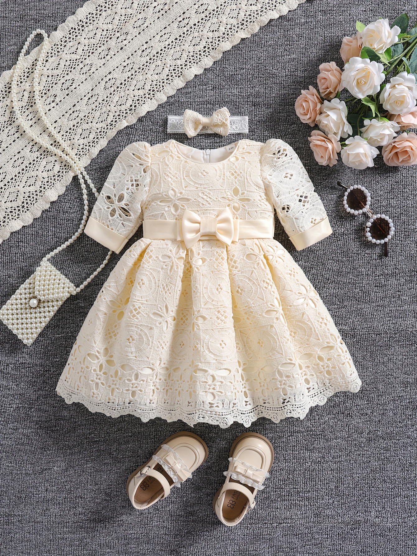 girls special occasion dress headband Product details 0