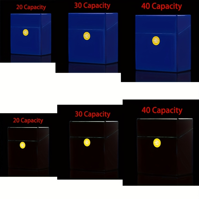 a large capacity plastic cigarette box hold packs 20 30 40