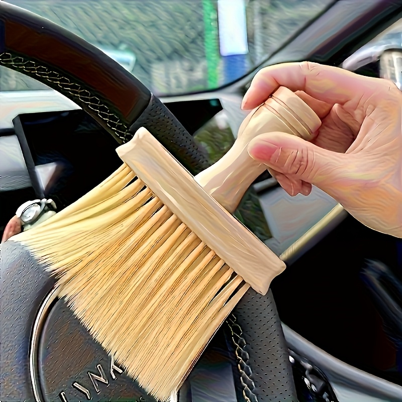 1pc of Ergonomic Manual Dust Brush for Home And Car Interiors - Lightweight Plastic Cleaning Tool, Suitable for Living Rooms, Bedrooms, And Windowsills - No Electricity Required, Cleaning Brush.