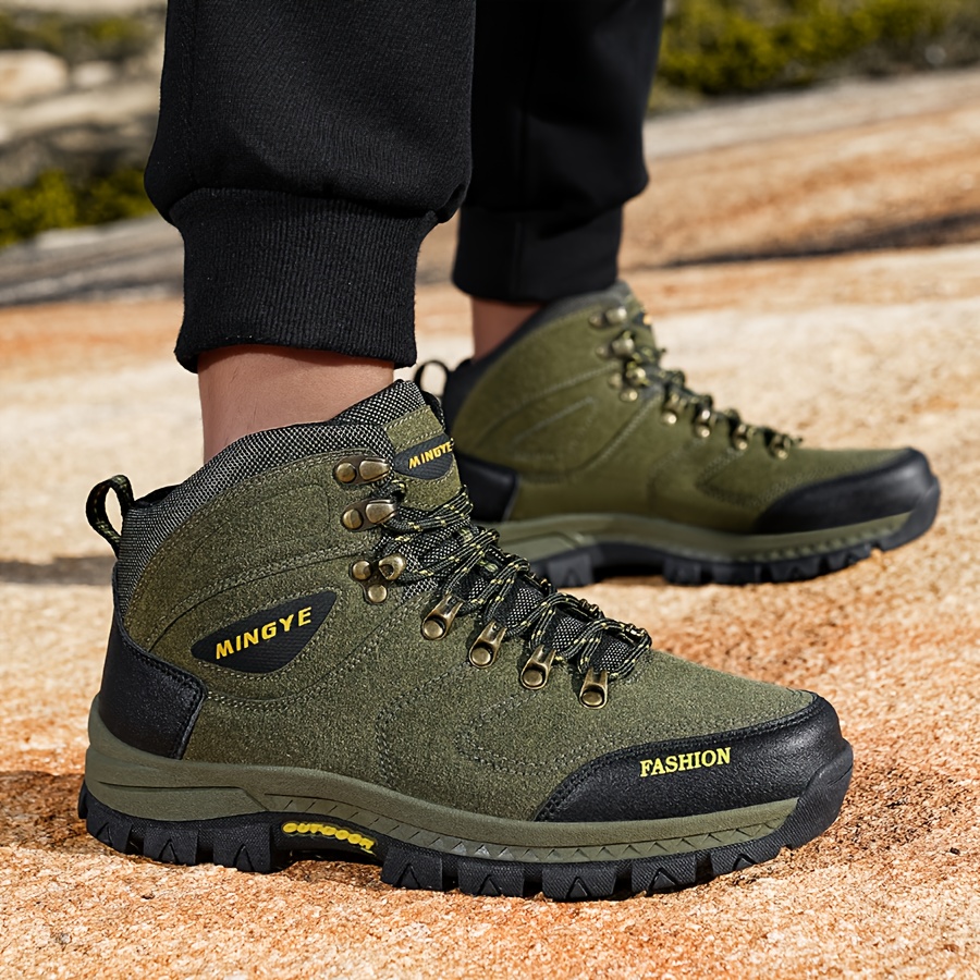 Mens Fashion Hiking Boots Men's Large Size Military Boots Outdoor