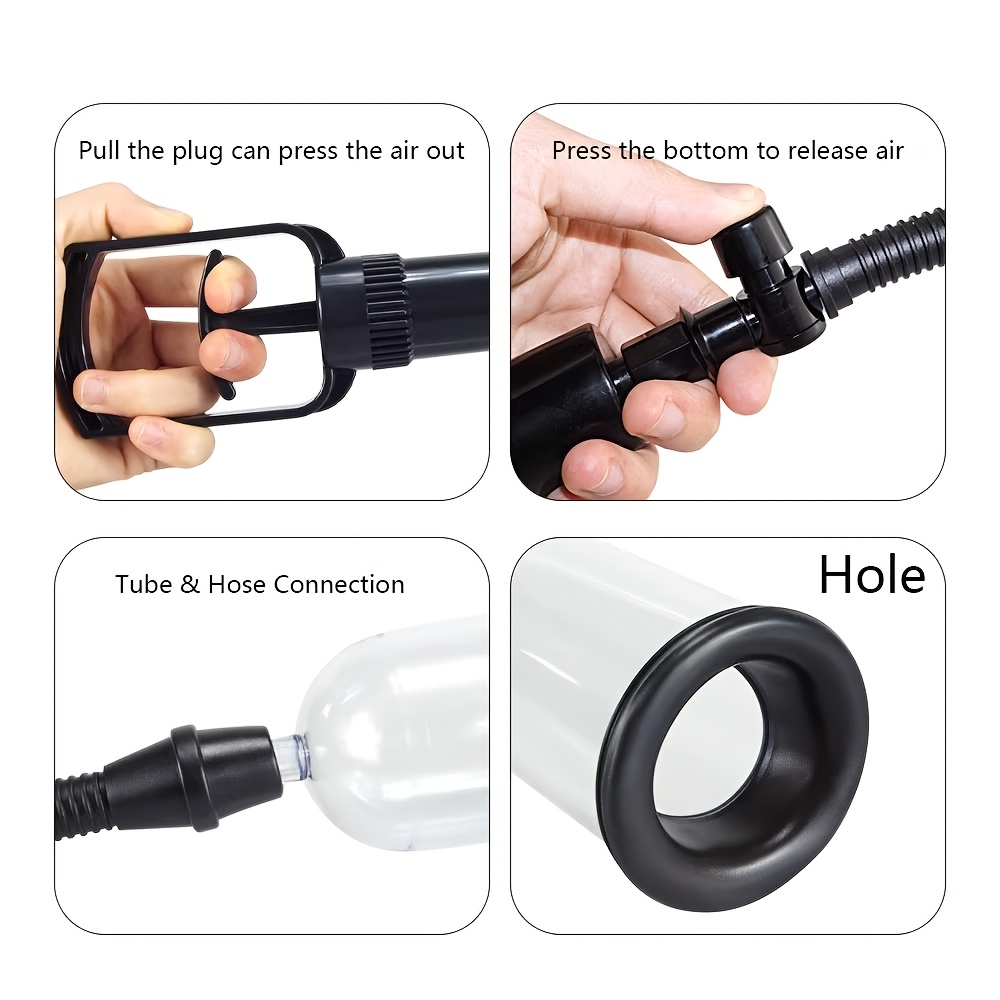 Men's Manual Training, Handheld Negative Pressure Endurance, Adult Toy, Training Device, Male Tool, Discreet Trainer, Portable Device, Durable Construction, Highquality Pump, Device, Training Pump, Adult Wellness, Personal Training