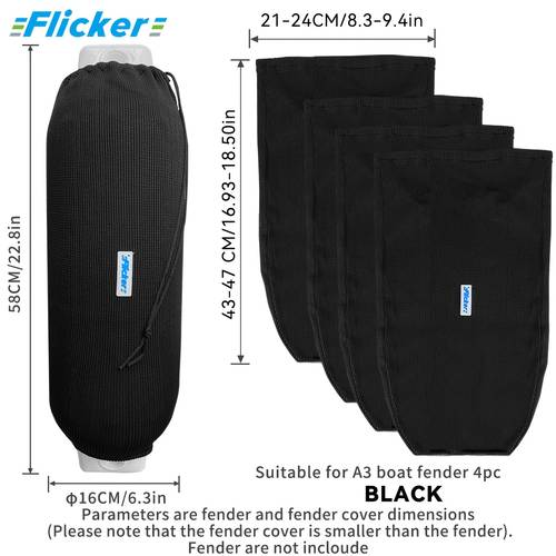 item picture boat fender covers black 4 pack boat bumper covers marine boat fender cover for and center rope fenders durable polyester boat fender not included