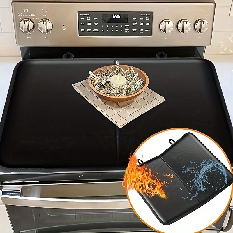 

Rv Stove Top Cover For 3 4 Burner Gas, Fireproof And Waterproof Foldable Camper Stovetop Cover, Gas Stove Burner Stove Guard Decor Mate Stove Topper, Easy To Use And Clean For Rv Camping
