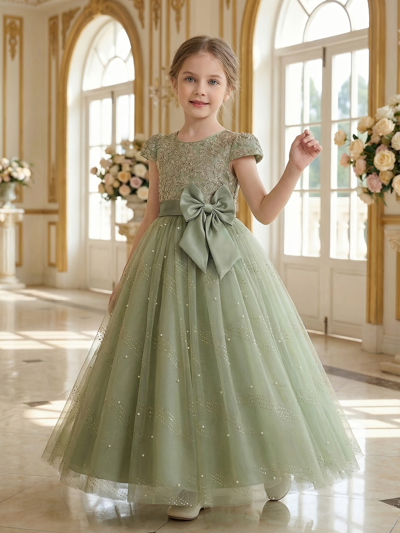 formal easter dresses girls Girl Formal Dresses Baby Girl Gorgeous Colorful Sequins Dress Princess Party Dresses Easter Dress For Toddler, Multicolor / 1-2 Years (90cm)