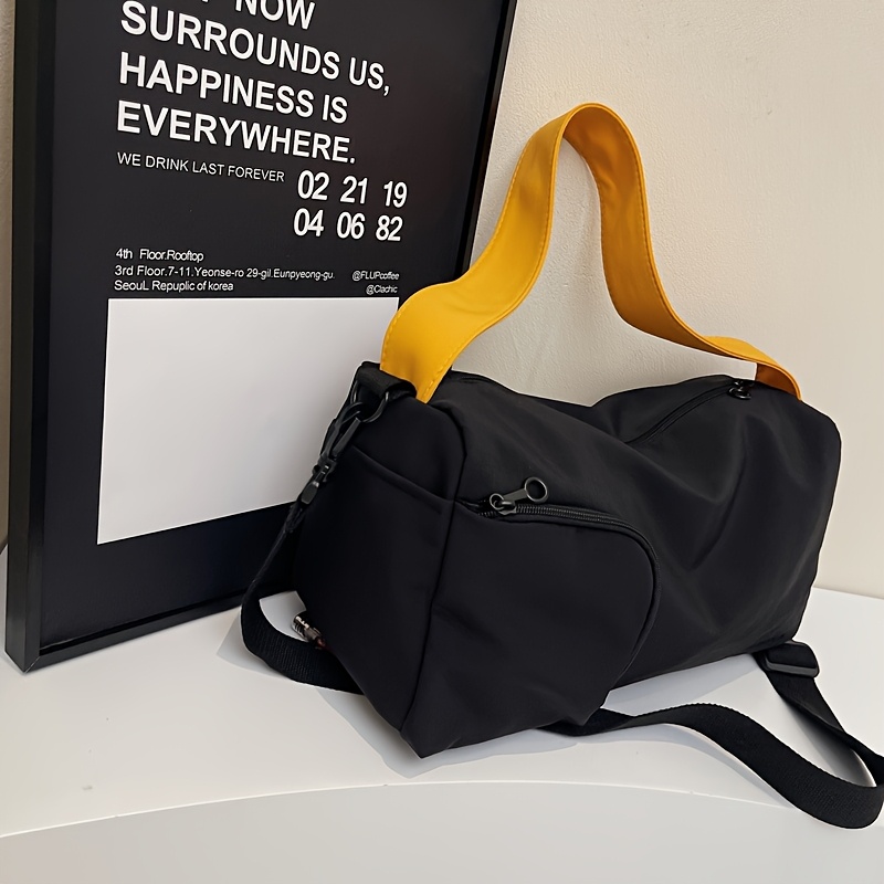 Leisure Large Capacity Fitness Bag, Lightweight and Versatile Travel Tote Bag, Fashionable and Niche Minimalist Commuting Bag