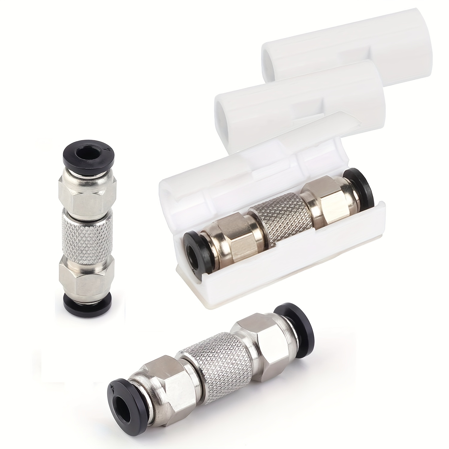 3d Print, Upgrade Ptfe Tube Connector - 3pcs, Compatible With X1, X1c, X1e, P1p, P1s | Anti-oxidation & Heat-resistant