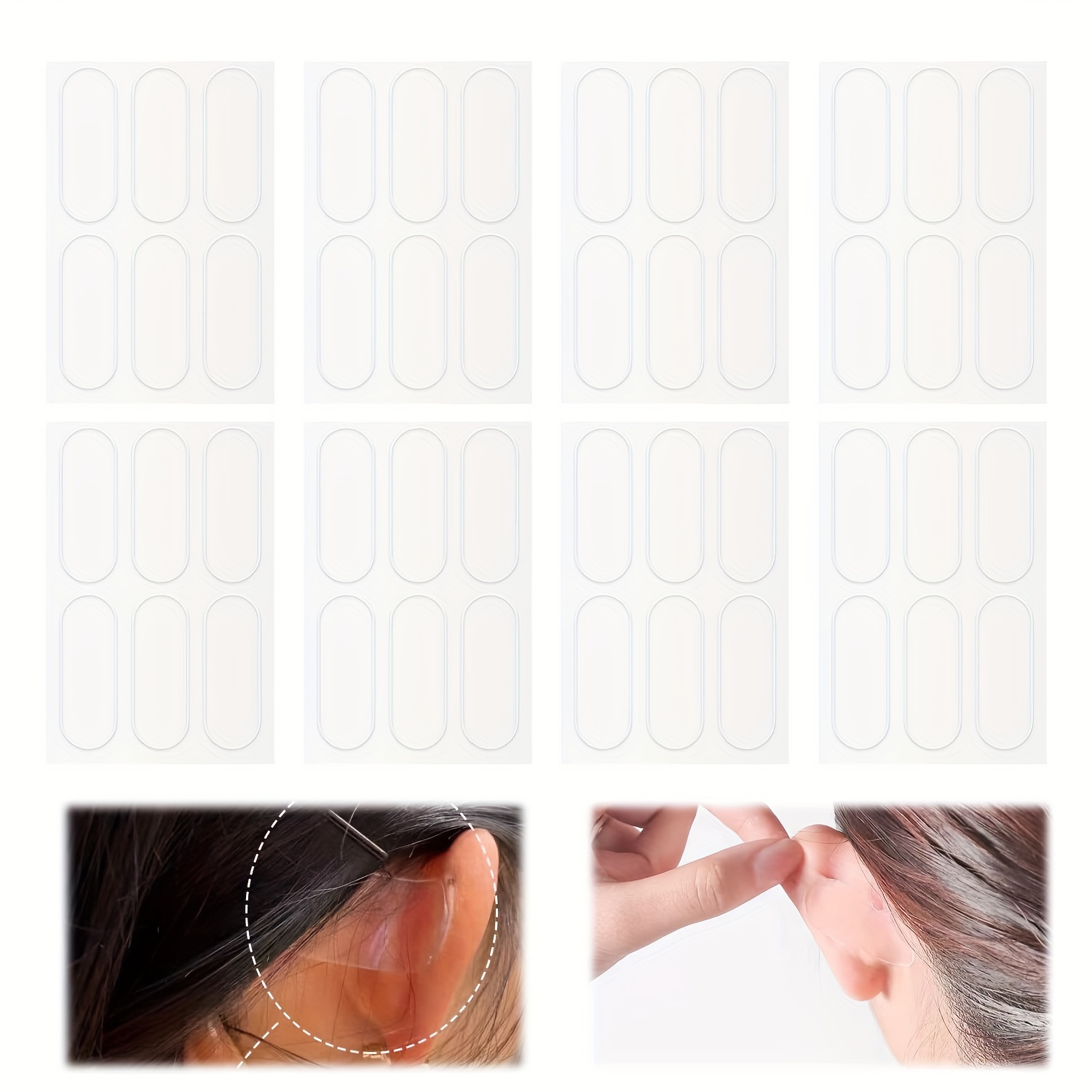 

48 Pcs Elf Ear Shaping Tape, Invisible Ear Lift Patches, Easy-to-wear Adhesive For Small Ears, Enhancing Cosplay & Costumes, Comfortable & Secure Fit Elf Ears Props