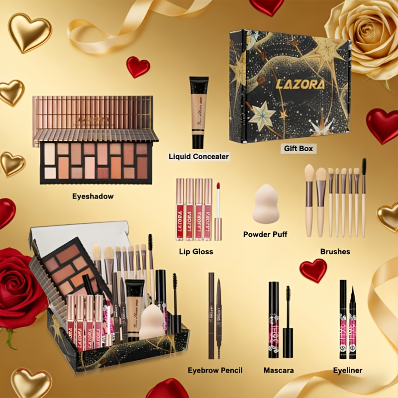 A Complete Makeup Kit for Women, Featuring an All-In-One Makeup Set Essential for, Including a Palette with 16 Eyeshadow Colors. It'S The Perfect Gift for Women on Various Holidays And a Romantic Present for Valentine'S Day - Image 3