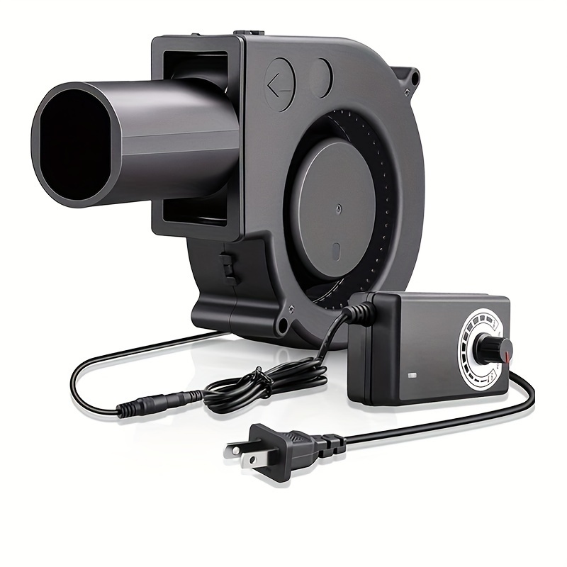 TEMU Turboblower With Adjustable Air Outlet, Used For Barbecue Stoves, Firewood Stoves, Waste Machines, Oil Stoves