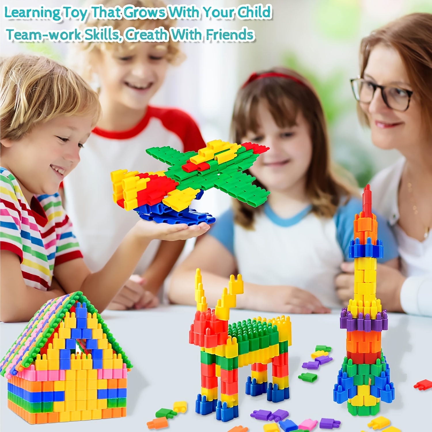 500pcs Magnetic Building Block Toy Set