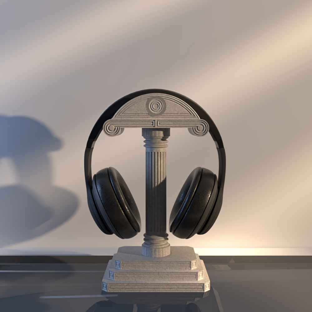 ancient rome inspired headphone holder roman column design Temu