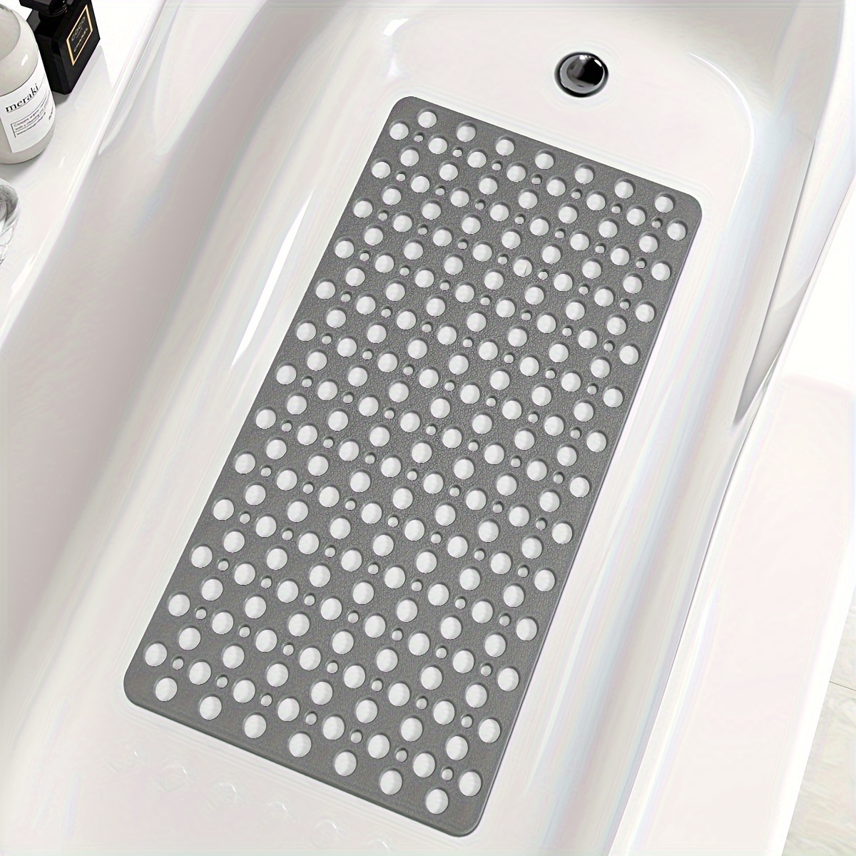   non slip bathtub mat with suction cups easy clean durable pvc shower rug for bathroom safety christmas halloween gift decoration Product details 9