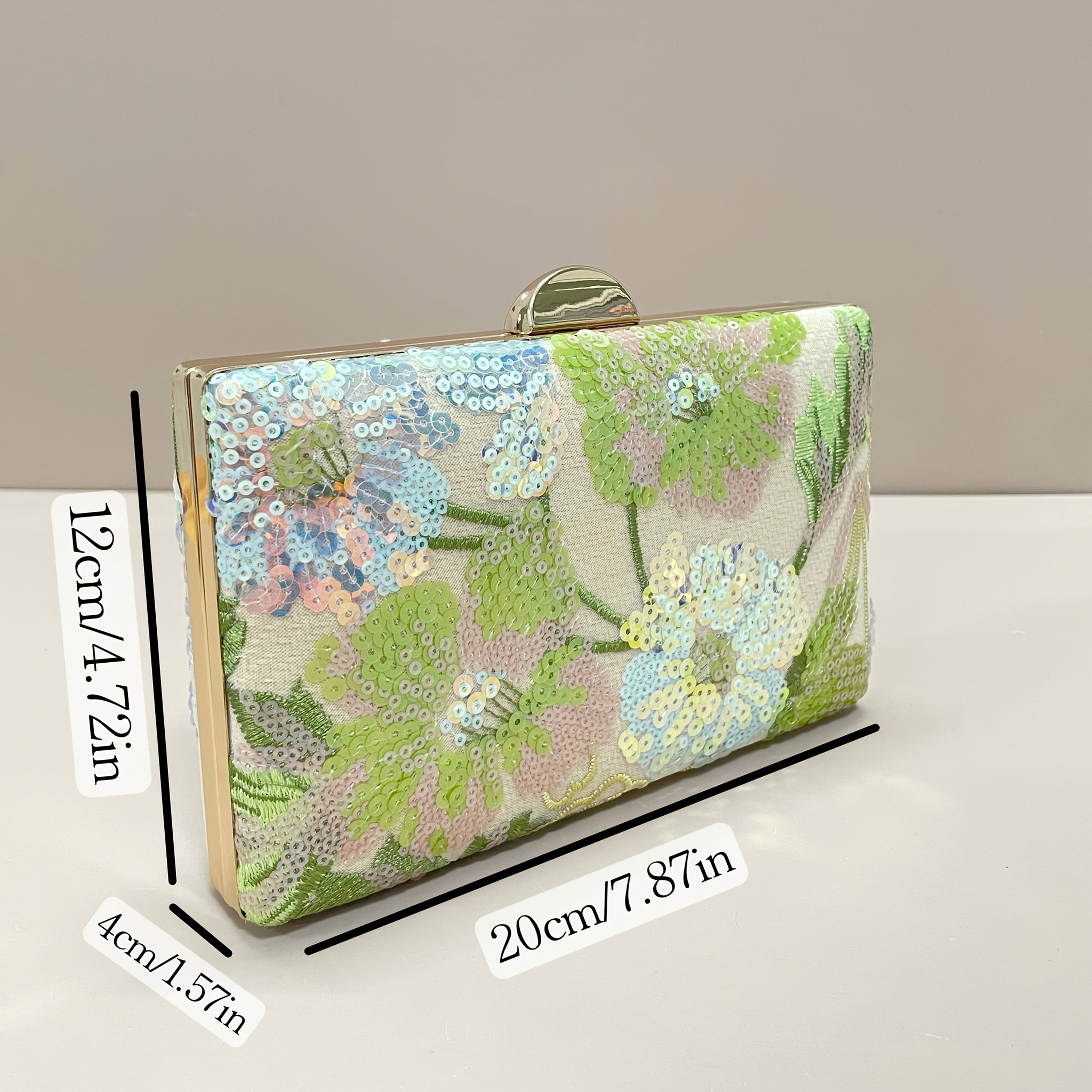 Mini Clutch Bag with Irregular Pattern for Casual Use