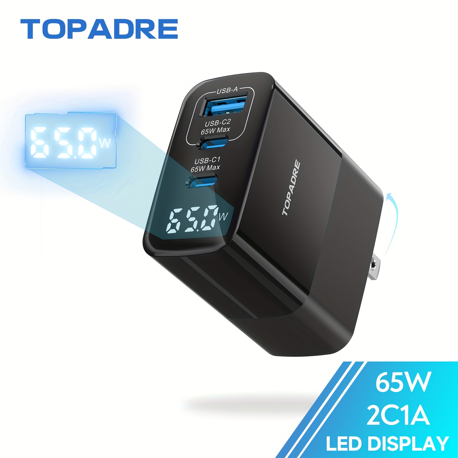 Chargeur Voiture Rapide USB-C PD 100W – Double Port – Pour IOS Et Android – Noir