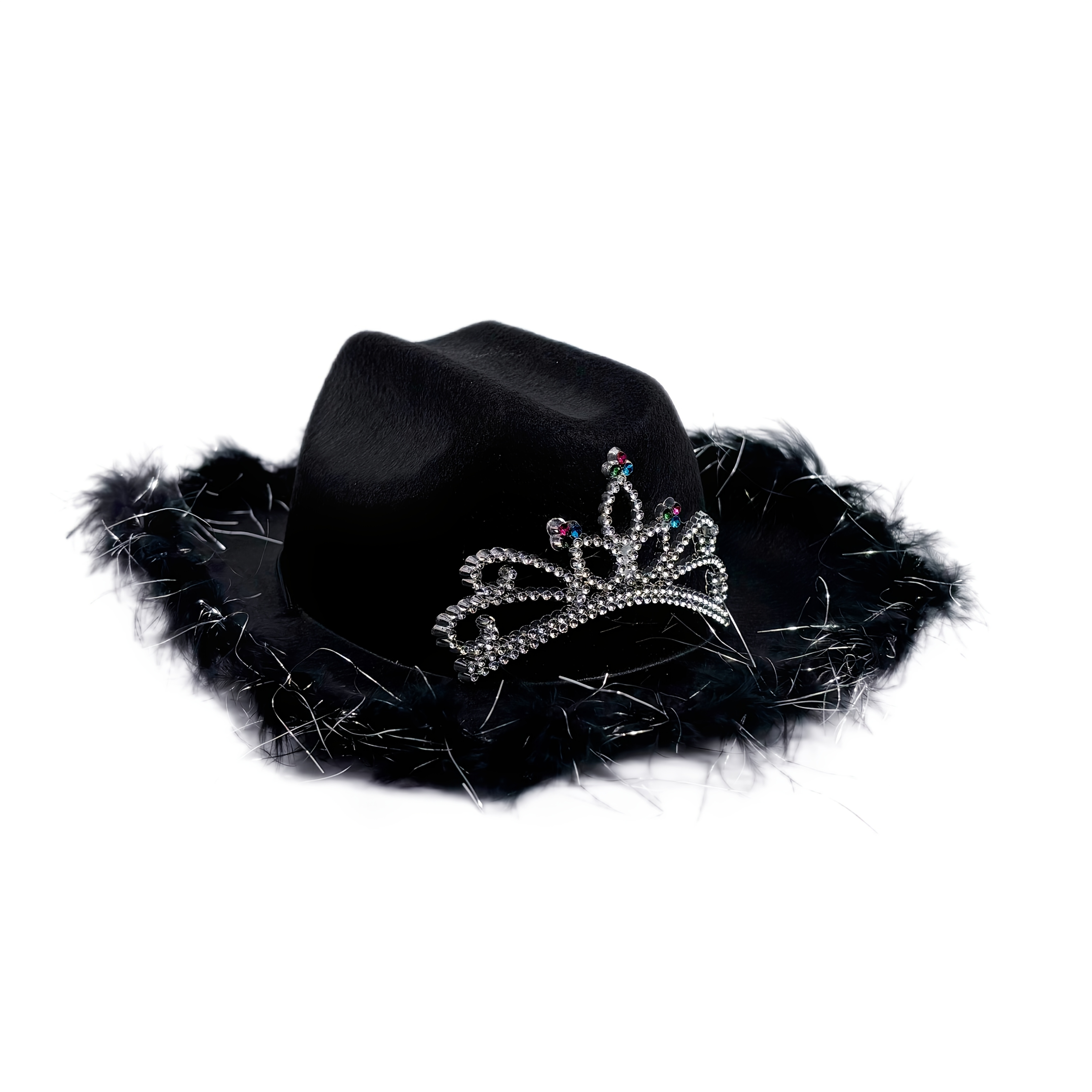 6pcs Pink Party Hats with Halloween Crown Design for Kids
