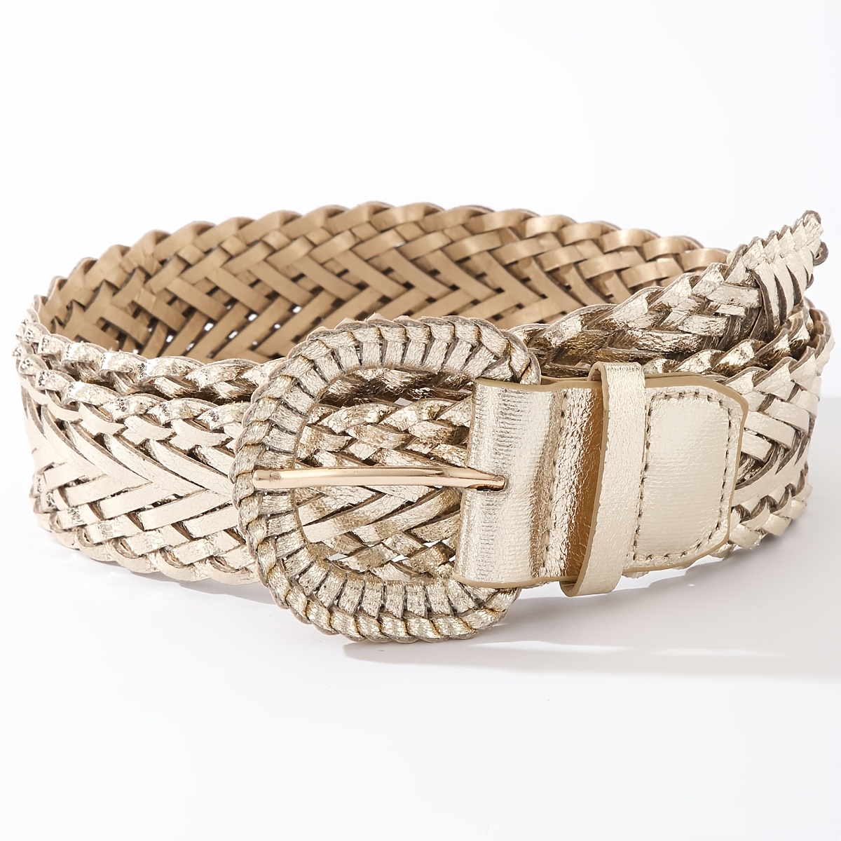TEMU 1pc Belt Fashionable Handmade Decoration Women's Matching Belt