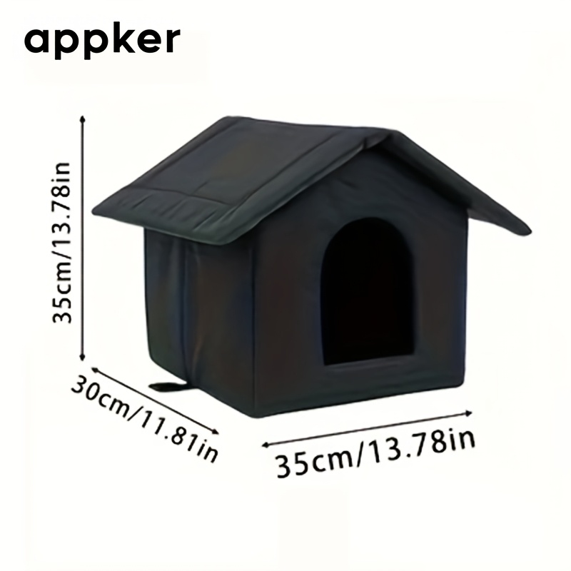 Appker 1pc Suitable for Indoor And Outdoor Guinea Pig Pet House, Outdoor Cat House, Not Easy to Collapse, Warm Easy to Store, Detachable And Washable. Suitable for Pets Such As Rabbits, Guinea Pigs, Squirrels