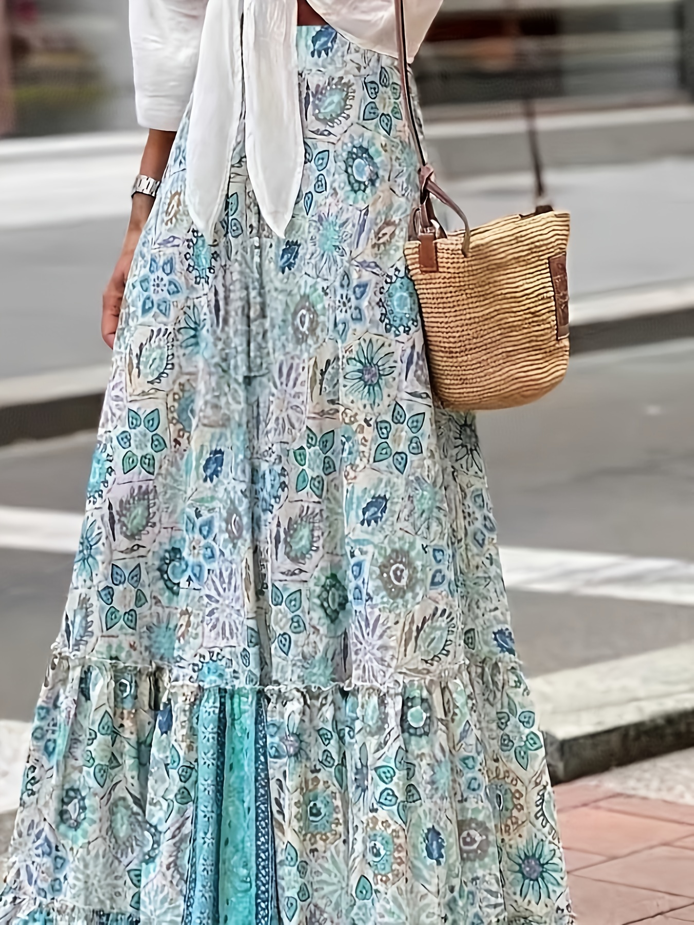 knee length dresses for ladies Hilltop Hour Eyelet Maxi Skirt | Trendy Women's Skirts