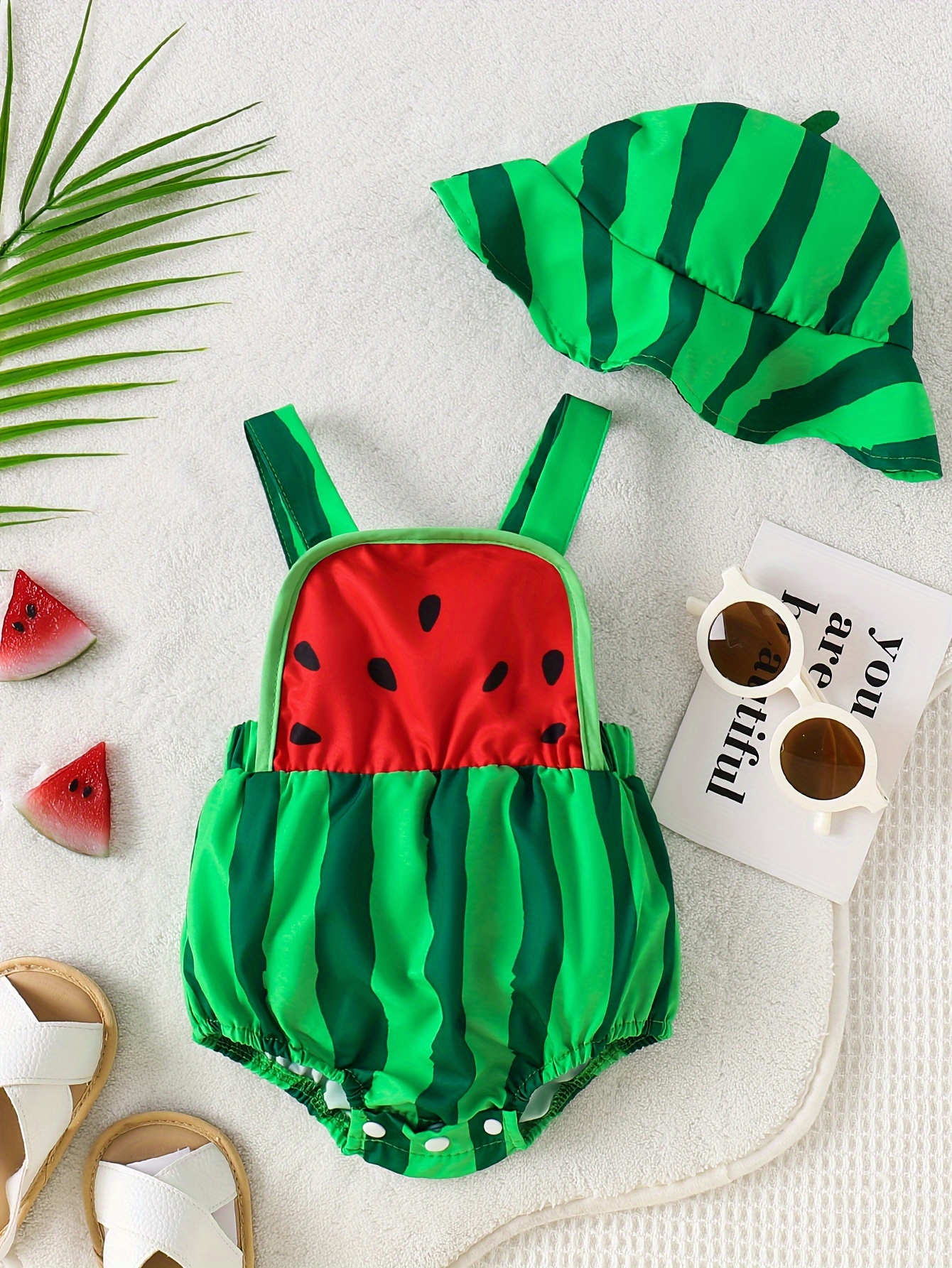 babys creative watermelon pattern sleeveless Temu Nigeria