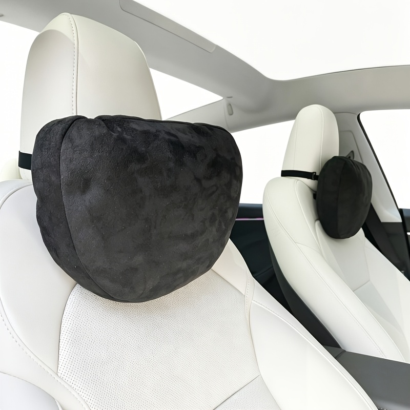 TEMU Travel-friendly Soft Neck Pillow, Specifically Designed For Car Use, Providing Support . Its Ergonomic Shape Is Suitable For Driving, Home, And