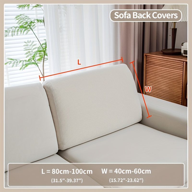 Image of 1pc Of Elastic Sofa Cover Suitable For , Featuring A Easy That Prevents Slipping, Ideal For Protecting Your Living Room Sofa And Enhancing Office Or Home Decor