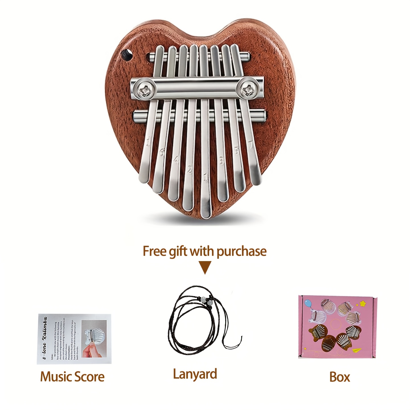 8-note Piano - Ideal For Beginners, Perfect Musical Gift