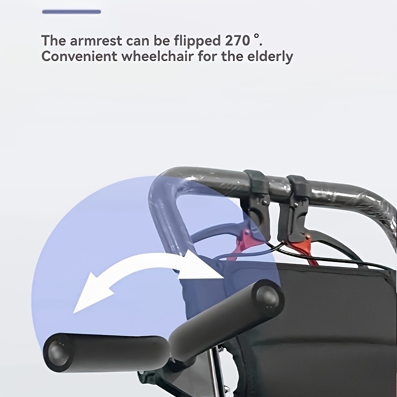 Ultra Lightweight And Durable Carbon Steel Classic Driving Assistance, with Comfortable Seats And Storage Shelves, Easy to Fold Design, Convenient to Carry And Can Be Used On Airplanes - Image 9