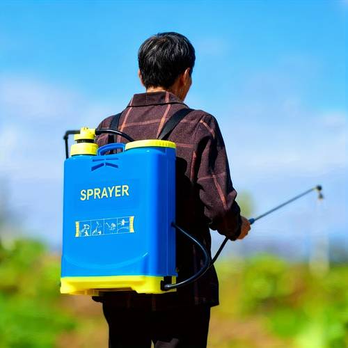 1pc/16l pulverizador manual de mochila a presión/pulverizador de jardín/pulverizador de /con boquilla ajustable/ para jardinería, fertilización y limpieza/no requiere electricidad
