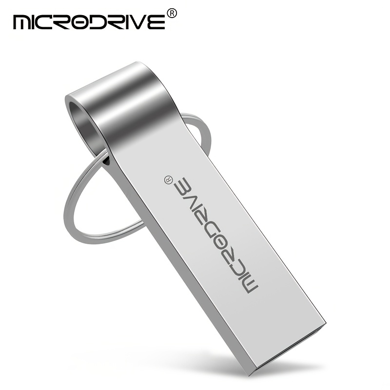 TEMU MICRODRIVE Flash USB, Flash USB 2.0, con un Carcasa de Metal Duradera y Resistente al , que Proporciona una . con un Llavero para un