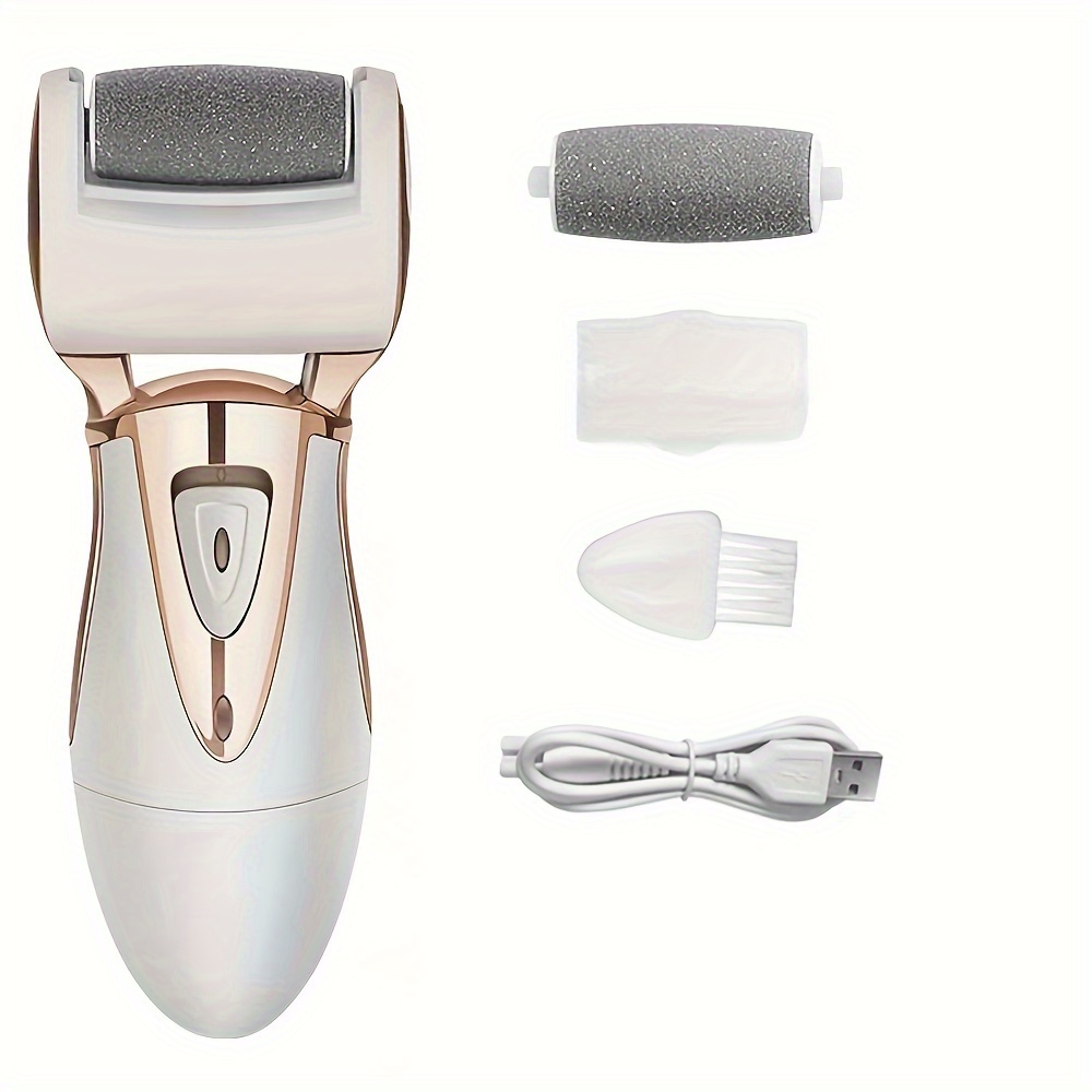 Electric callus Remover, Rechargeable Foot Callus Remover Pedicure Tools Foot File, with 5 replacement grinding heads, Father's Day Gift 6 Electric callus Remover, Rechargeable Foot Callus Remover Pedicure Tools Foot File, with 5 replacement grinding heads, Father's Day Gift - Image 6