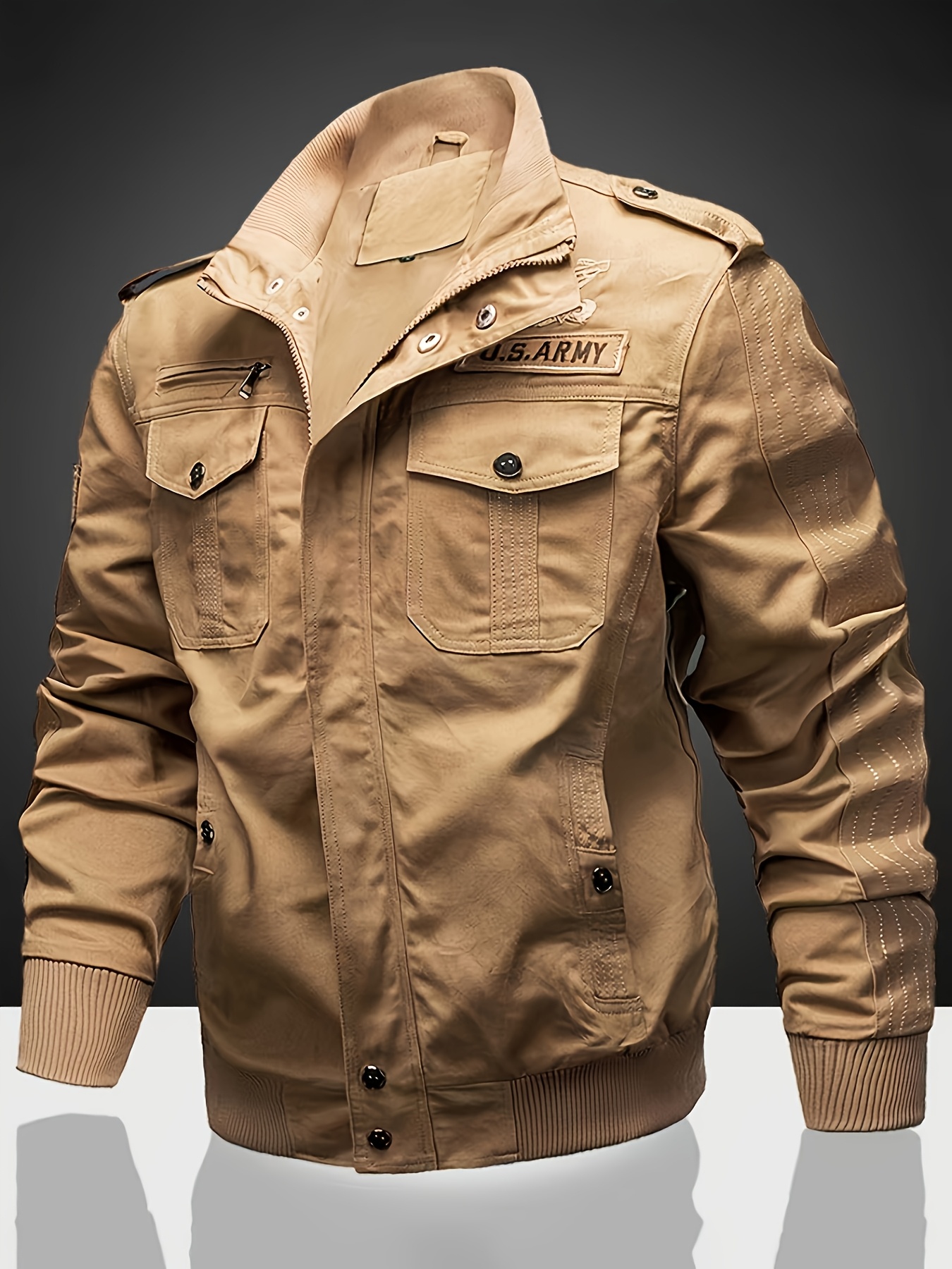 mens heavy duty windproof utility jacket thickened winter - Temu
