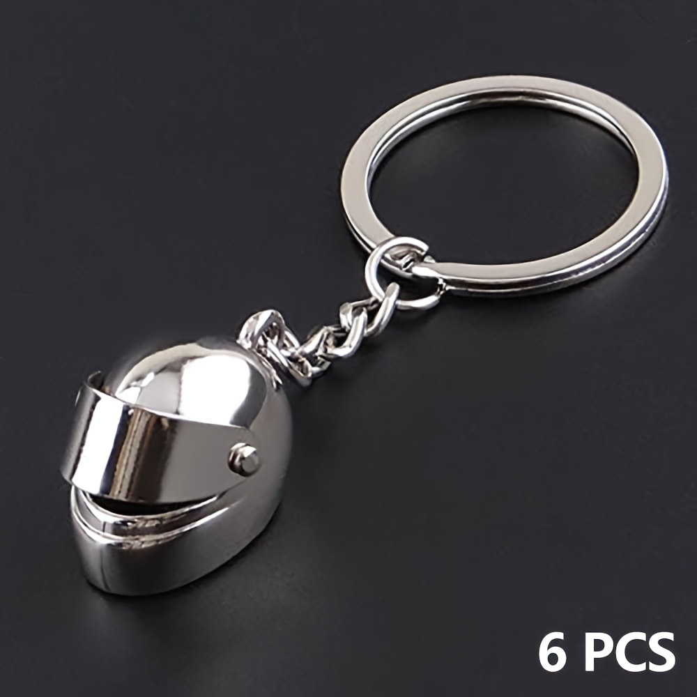 TEMU 6pcs Motorcycle Keychain Men's Keychain 3d Mini Keychain Great For Birthday And Holiday Gifts