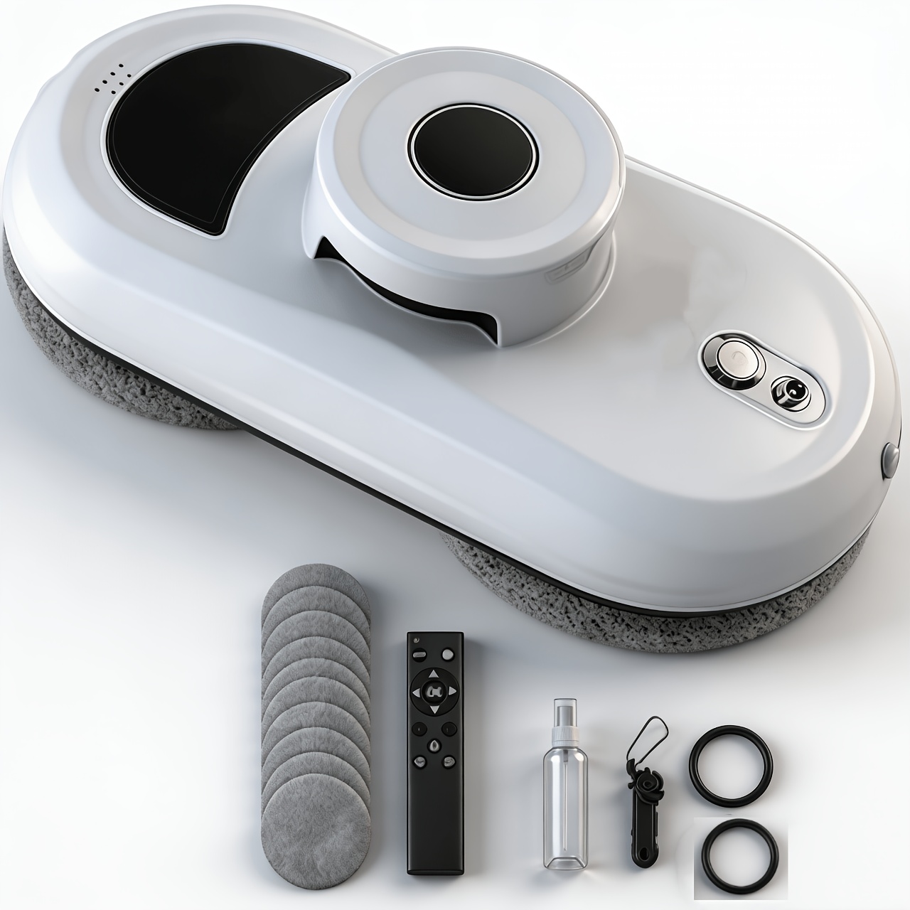 5600pa Large Suction Electric Spray Window Cleaning Robot Fall Proof Remote Cleaner With Remote Control, Suitable For Home Window Cleaning, Window Cleaning Robot