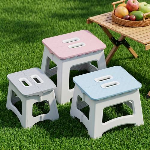enlarged size household folding step stool 1pc non slip surface step stool multiple sizes load capacity up to 310 lbs sturdy lightweight abs plastic folding step stool suitable for kitchen bedroom bathroom and living room