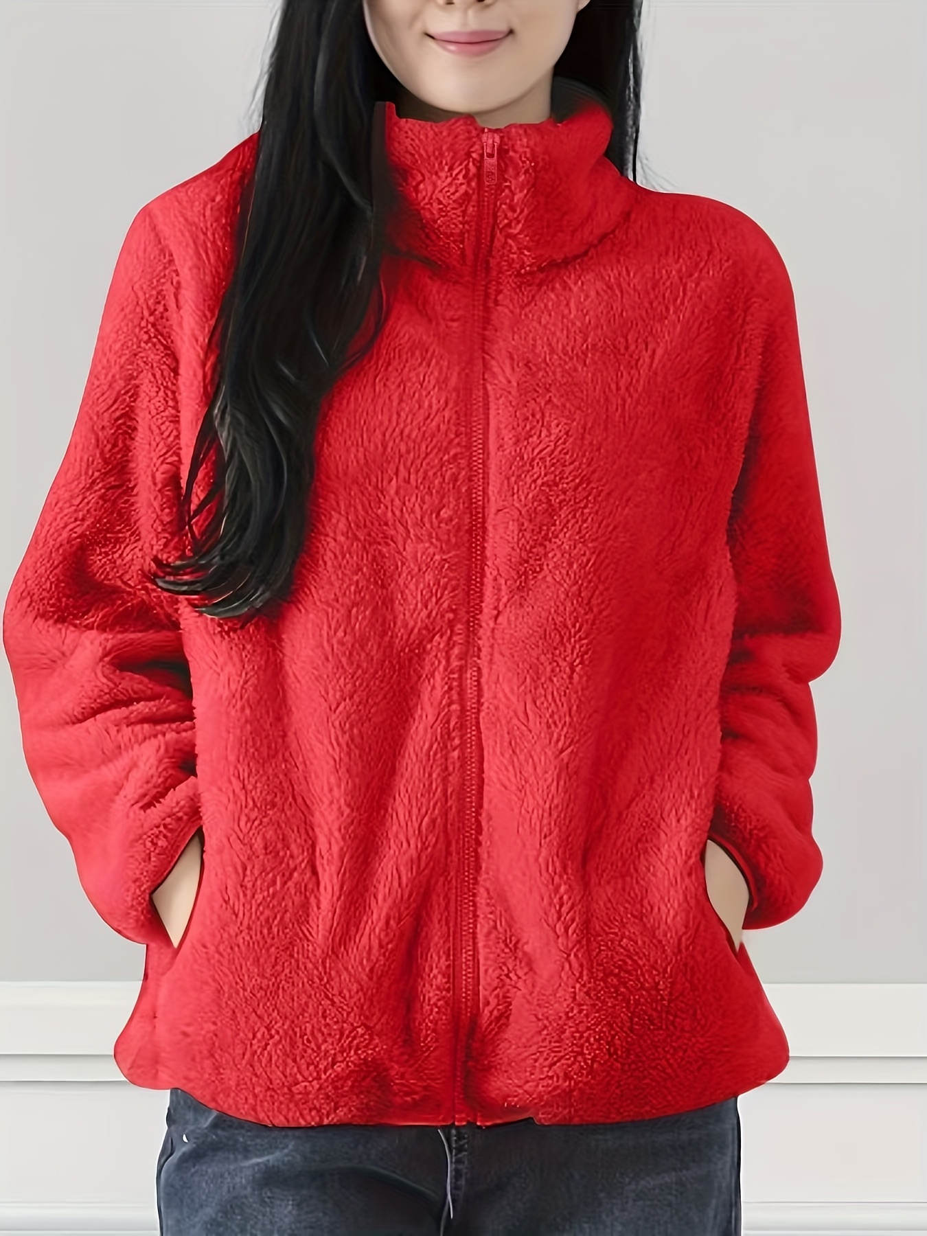 Women's Fleece Jacket Casual Outerwear