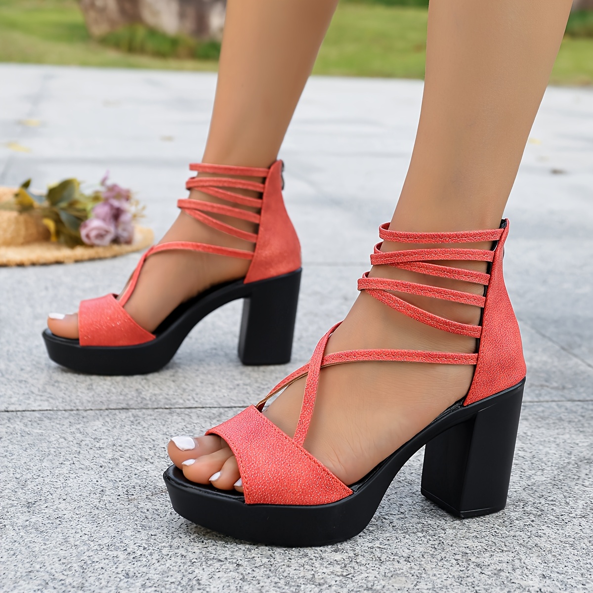 Womens High Heel Sandals Fashion High End