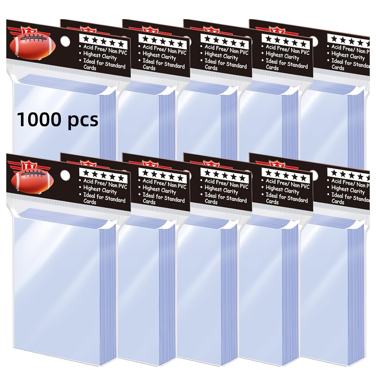 3200pcs card sleeves and protective cases   trading cards including soft penny sleeves and plastic holders suitable for mtg baseball cards sports cards and standard game cards